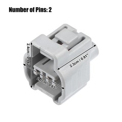 1 Set 2 Pin No.9098011051 Reverse Light Switch Connector Adapter for Toyota
