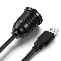 Icespring Usb 3.0 Male To Usb 3.0 Female Aux Flush Mount Car Mount Extension