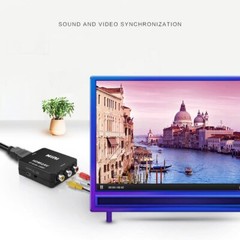HD 1080P HDMI to RCA Converter AV/CVSB L/R Video Box HDMI2AV Output AV Adapter