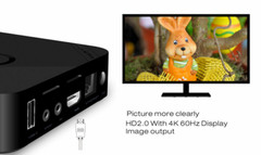 4K Ultra HD 64Bit Wi-Fi Quad Core Smart TV Box Media Player