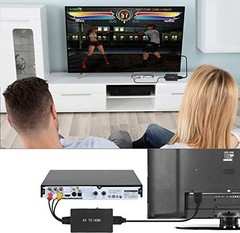 RCA to HDMI Converter, Analog Composite to HDMI Adapter Compatible DVD Players