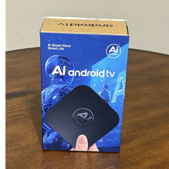 Ai android tv Media Streamer Box Black Quad Core Voice Commands Wi-Fi HDMI