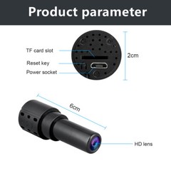 2026 Mini Camara Oculta Espia WiFi 1080P HD Seguridad Audio y Video APP Movil