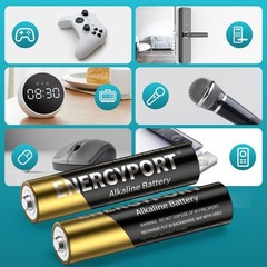 Double AA & Triple AAA Combo Super Alkaline Batteries 1.5V Toy Remote Battery