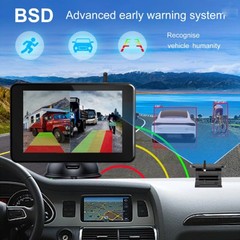 Solar Magnetic Wireless RV Backup Camera 1080P 7” Monitor for Car Truck Camper