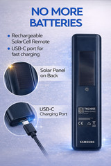 New Samsung Solar Voice Remote TM2360E/TM2365E Smart TV Replacement 2021-2025