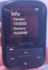 SanDisk Clip Sport Plus MP3 Player 32GB + Bluetooth +File storage – AM FM
