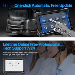 ANCEL X7HD Heavy Duty Truck Diagnostic Tool Full System DPF ABS ECU Rest Scanner