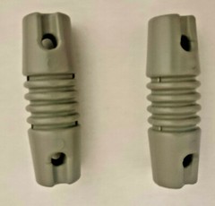 Antenna Insulators (2) Shortwave Ham CB High Quality Strong in Wht Blk, or Gry