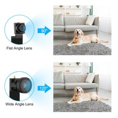 For Home/Office 4K Mini Security Camera Motion Detection DIY Mount WiFi Alerts