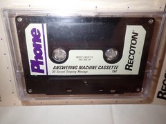 Answering Machine Cassette Tape Outgoing Message Recoton T58 30 Second Lot of 2