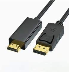 LOT Display Port to HDMI Cable DP Adapter Converter Audio Video PC HDTV 1080P
