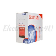 500ft Alarm Security Wire Cable 22/2 Gauge Stranded Conductor FTP Shielded CCA