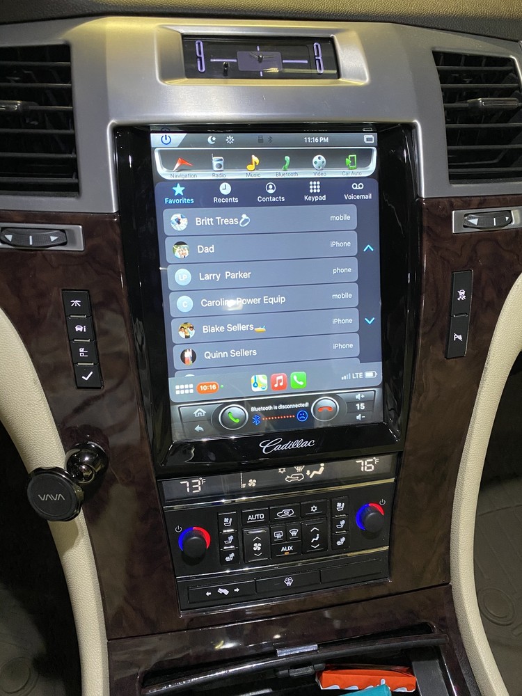 64G CarPlay Android 15 For Cadillac Escalade 2007-2014 Car Stereo Radio GPS Navi