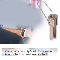 58mm CATV Security F Connector Remove Tool For RG6 RG59 RG11 Coaxial Kit