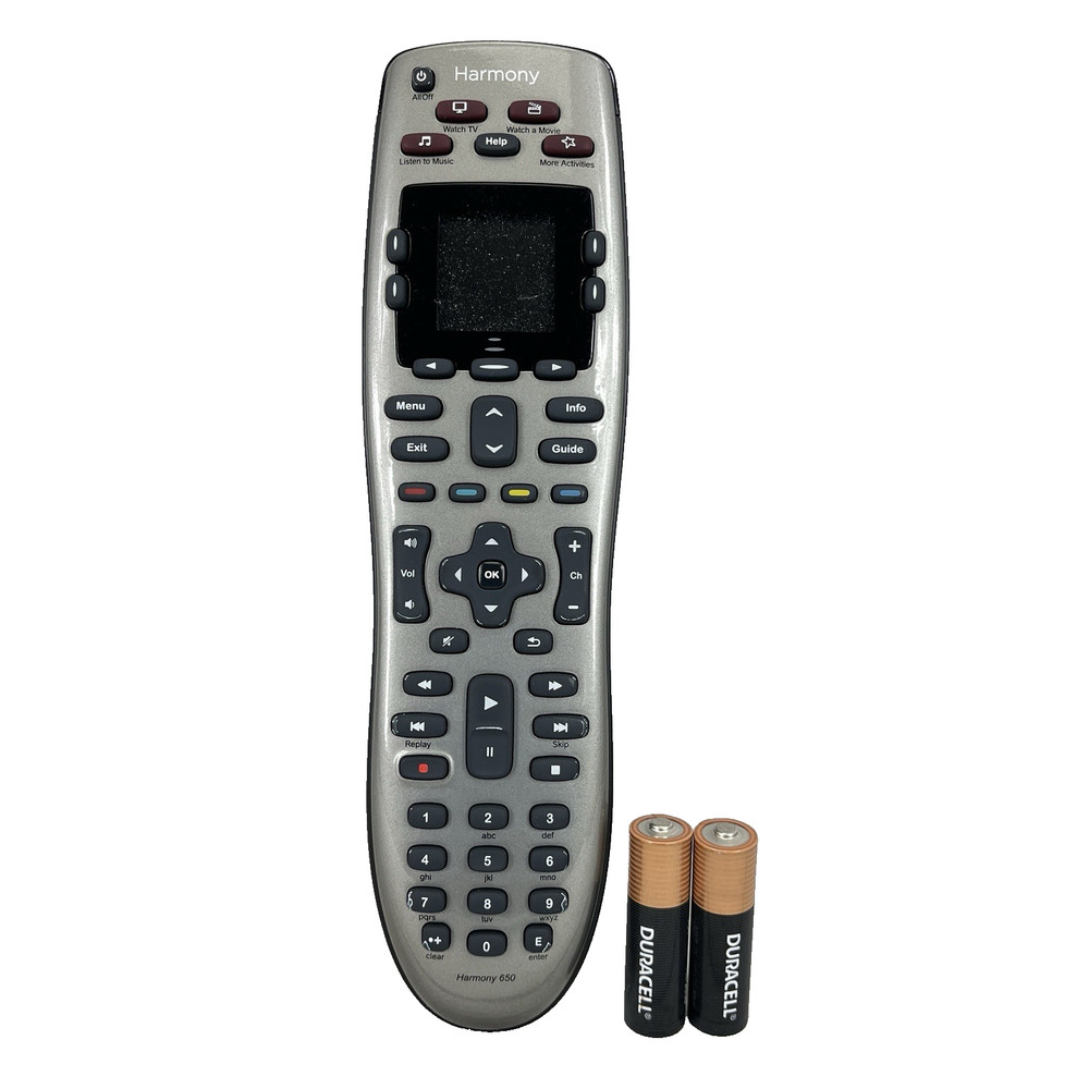 Logitech Harmony 650 Universal Advanced Remote Control w/ Batteries