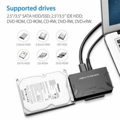 External Hard Drive Reader Recovery Converter for Universal 2.5″ 3.5″ HDD/SSD CD