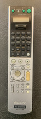 Sony RM-LG112 Remote Control, Used Pro Cleaned & Tested, Chew Mark. Bad Puppy!