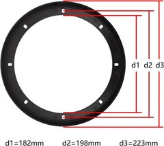 Durable 8″ Speaker Grill Covers – Stylish ABS & Metal for Car Audio Systems