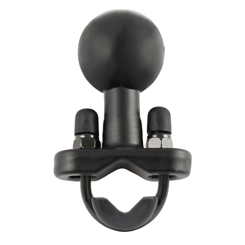 RAM Mount Zinc Coated U-Bolt Motorcycle Handlebar Base with 1.5″ Ball RAM-231ZU