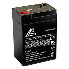 ExpertBattery 6V 5Ah 6 Volt 5 Amp/Hr Rechargeable Sealed Lead Acid Battery