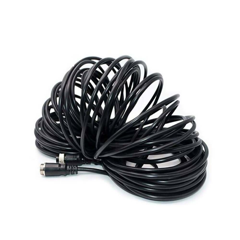 5M 16FT Male to Female 4-Pin Aviation Video Cable For Truck/Trailer/Bus