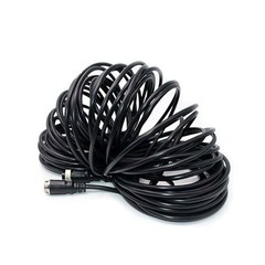 5M 16FT Male to Female 4-Pin Aviation Video Cable For Truck/Trailer/Bus