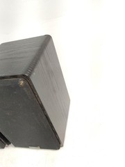 Micca MB42 Black Bookshelf Speakers 9.5×6.75×5.75 Inches No Wires Tested Works