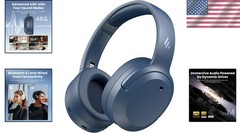 Experience Hi-Res Audio with W820NB Plus Gen 2 – Active Noise Cancellation, Navy