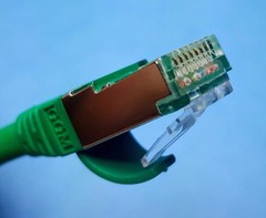 GigaMedia 7ft Cat6 SSTP RJ45 Patch Cables Lot of 3 Metal Connector Ethernet