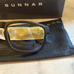 Gunnar INT-00101-N-A Intercept Onyx Frame Computer Gaming Glasses w/ Amber Lens