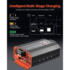 12V 60A DC to DC Charger Battery Charger 750W for Lead-Acid and Lithium AGM GEL