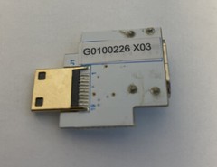 Mini HDMI Male to Standard HDMI Female Adapter PCB 1080p