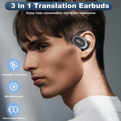 Auriculares Traductor 144 Idiomas 3 en 1 con Aplicación para Android/iOS