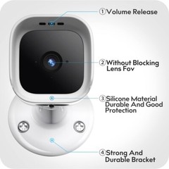 Blink Mini Wall Mount Bracket with Protective Case，Weather Proof 360 Degree P…