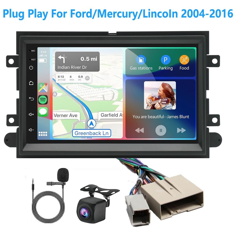 Apple Carplay For Ford F150 F250 Mercury Milan Mountaineer Car Stereo Radio GPS
