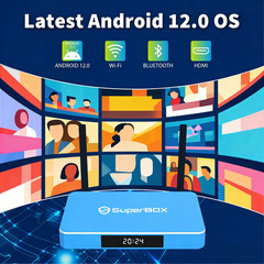 SuperBox S6 Max 4GB+64GB 6K WiFi 6 Bluetooth 5.2 Smart TV Player