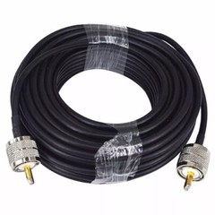 RG-58 RF Coaxial Cable UHF PL-259 Male to Male Connector Ham CB Radio 30-100ft