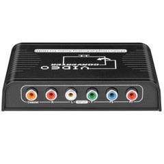 5 RCA Ypbpr Component to HDMI Video Audio Converter Adapter for ps2 wii and more
