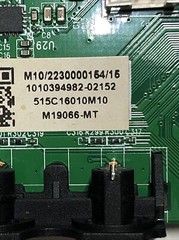 ELEMENT E4SW7019RKU MAIN BOARD PN: M19066-MT BN: MS16010-ZC01-01 515C16010M10