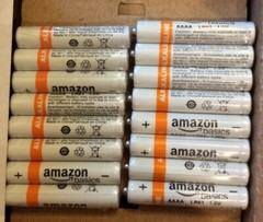 AmazonBasics AAAA 1.5 Volt Everyday Alkaline Batteries – Pack of 16 (Note: AAAA)