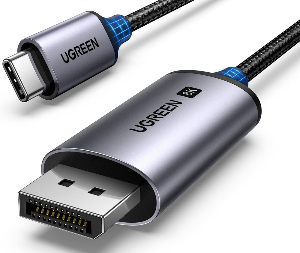 UGREEN USB C to Displayport 1.4 Cable 8K@60Hz 4K@240Hz Unidirectional Thunderbol