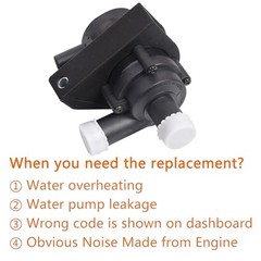 Auxiliary Cooling Water Pump With Plug Compatible With A3 A4 TT,VW Beetle