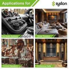 Syston 16/4 Stranded OFC Audio Wire Home Car Stereo Speaker Cable 16 Gauge FT4