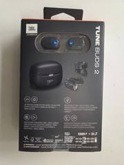 JBL Tune Buds 2 Wireless Spatial Sound In-Ear Headphones – Black (New)