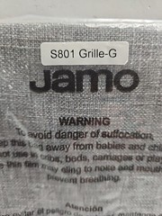 Jamo grille for S 801 loudspeaker white series 1 Count Speaker Grill 5.38×10.5″