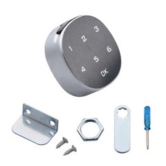 Electronic Smart Home Door Cabinet Lock Touch Password Digital Keyless Keypad