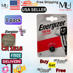 1X Pack Energizer CR 1616 ECR1616 Fresh Stock Lithium 3V Battery Exp Date 2033+
