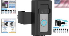 Anti-Theft Adjustable Video Doorbell Mount for Ring/Blink – Easy Installation