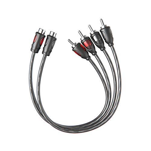 cable Divisor Rca De 1 Hembra A 2 Machos De Alta Calidadpvc De